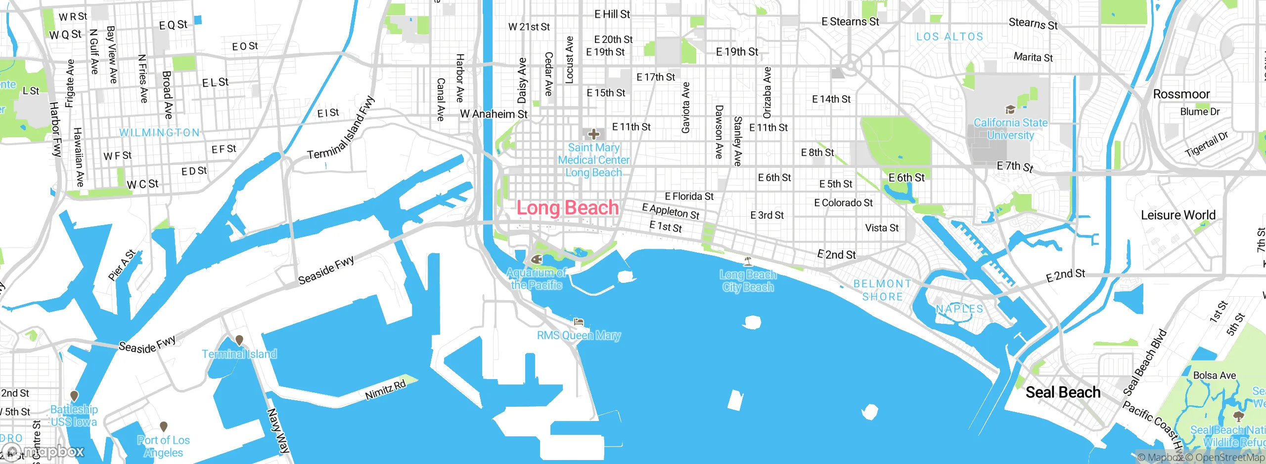 Map showing approximate location