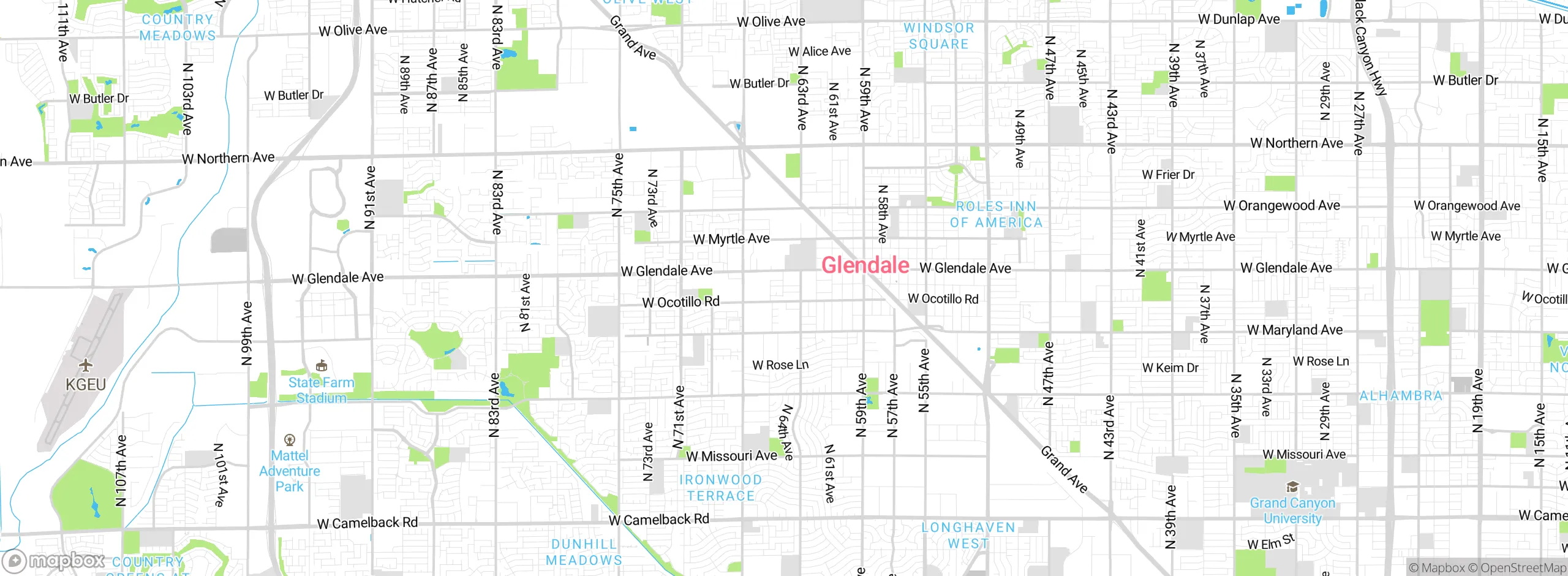Map showing approximate location