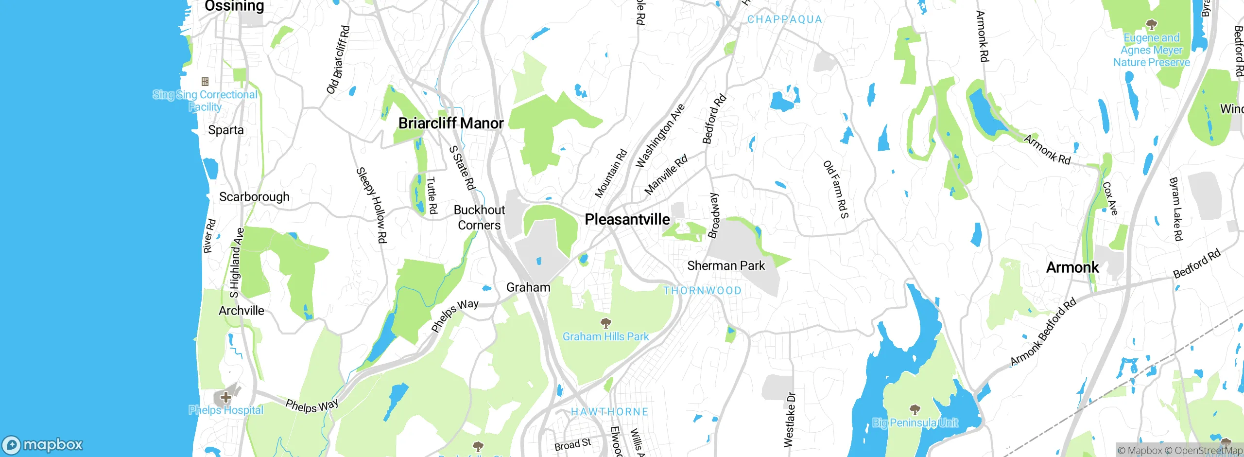 Map showing approximate location