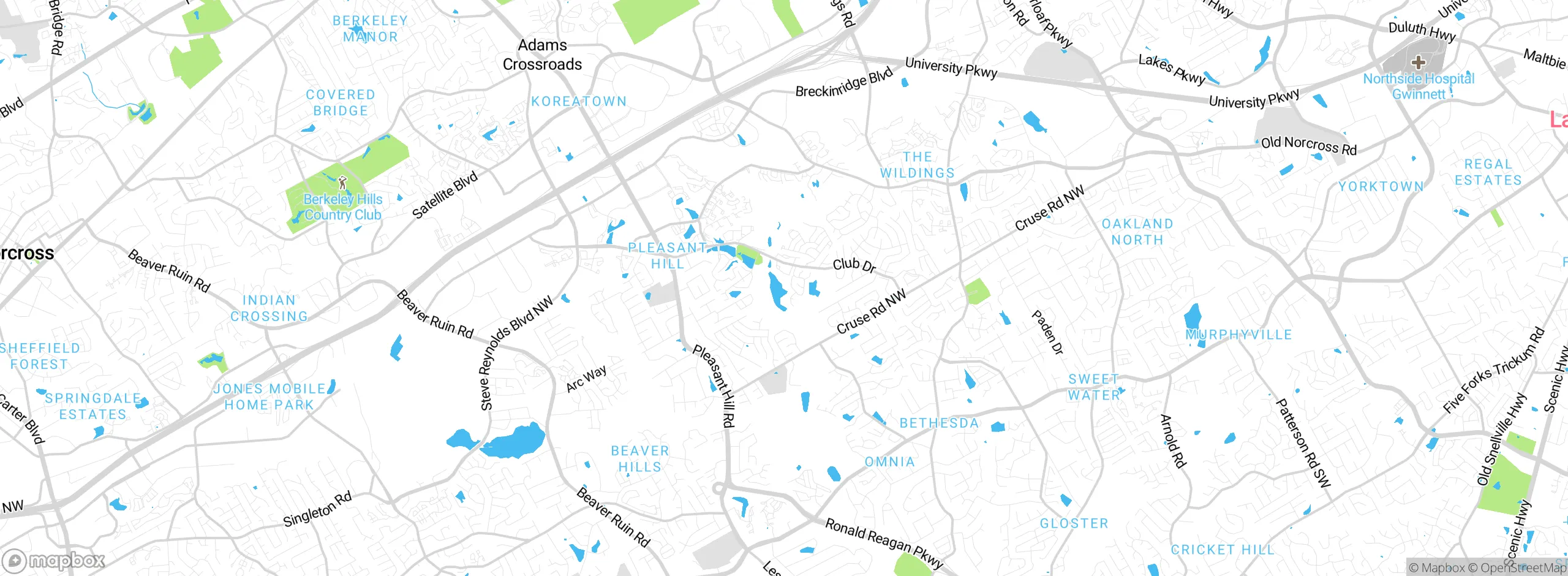 Map showing approximate location