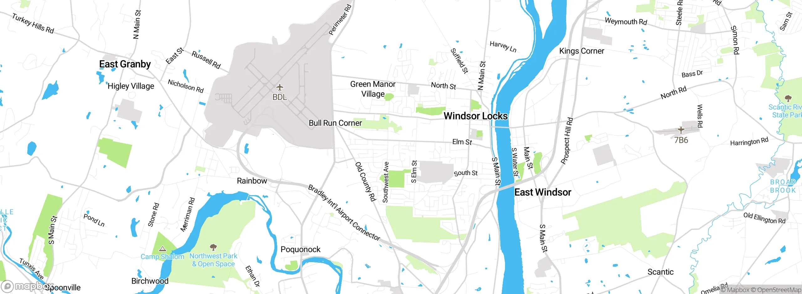 Map showing approximate location