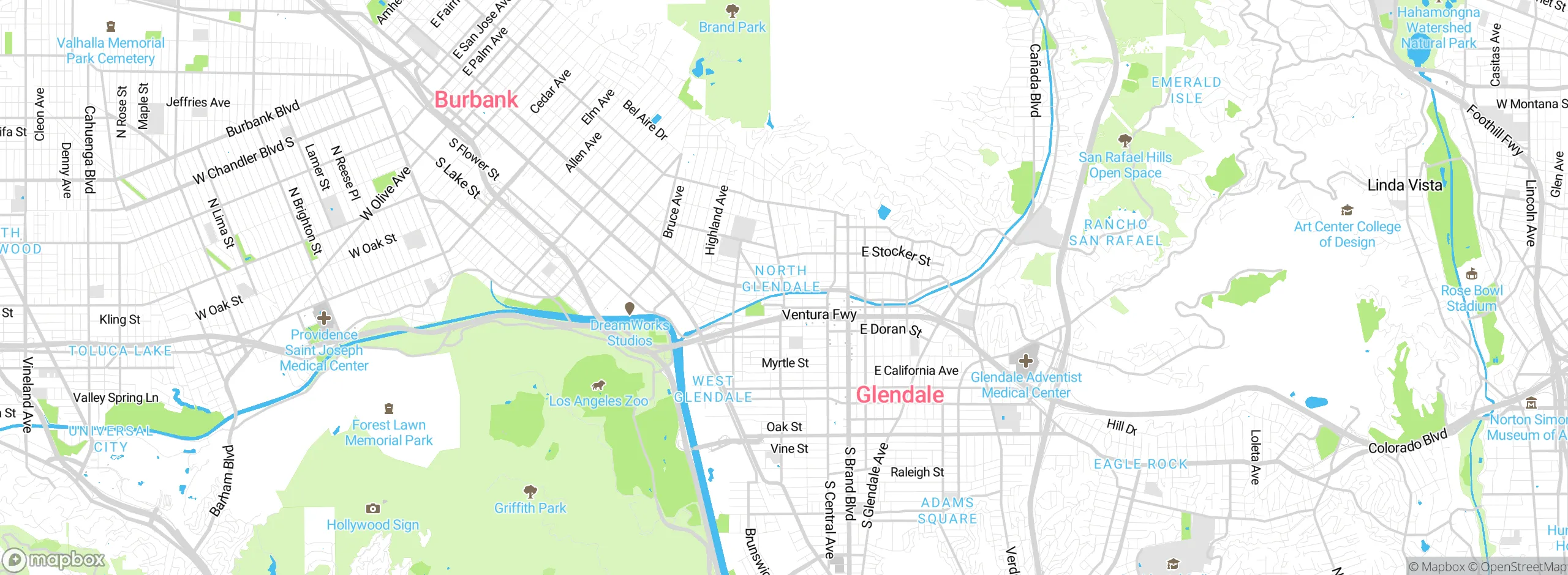 Map showing approximate location
