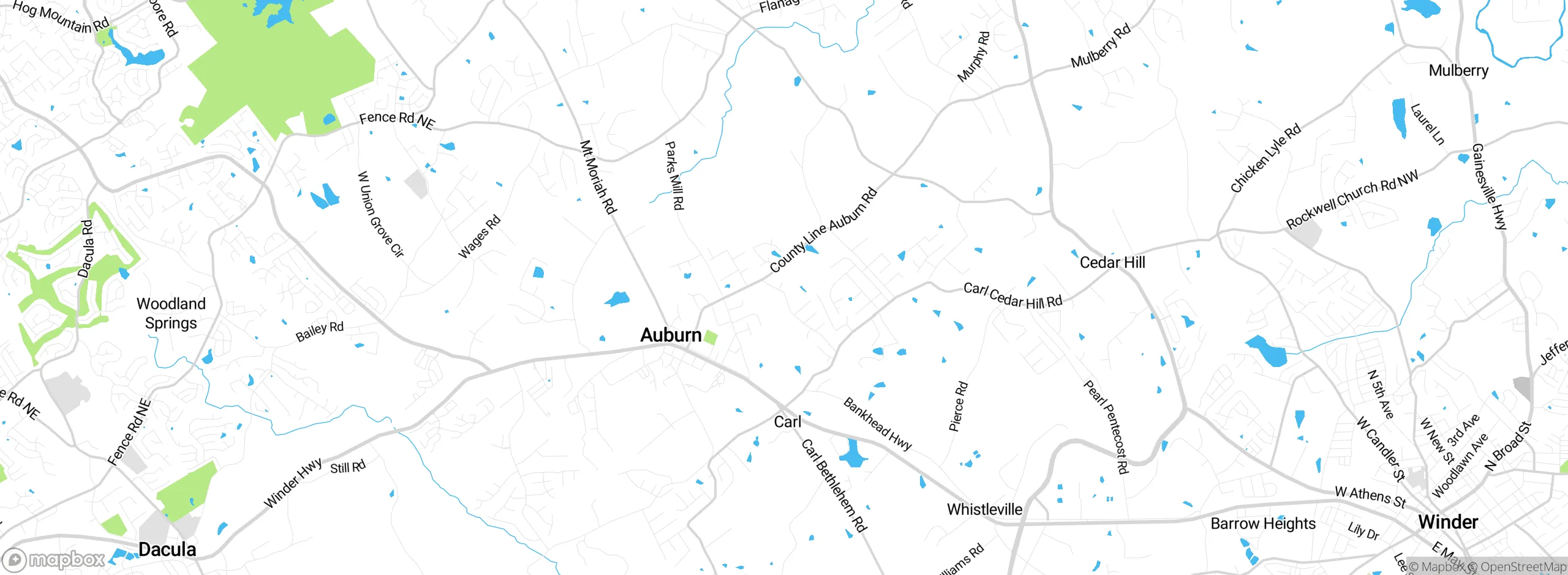 Map showing approximate location