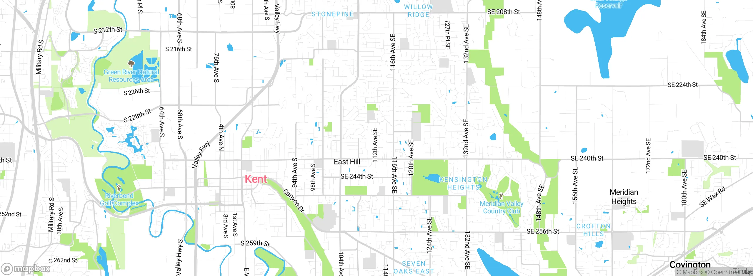 Map showing approximate location