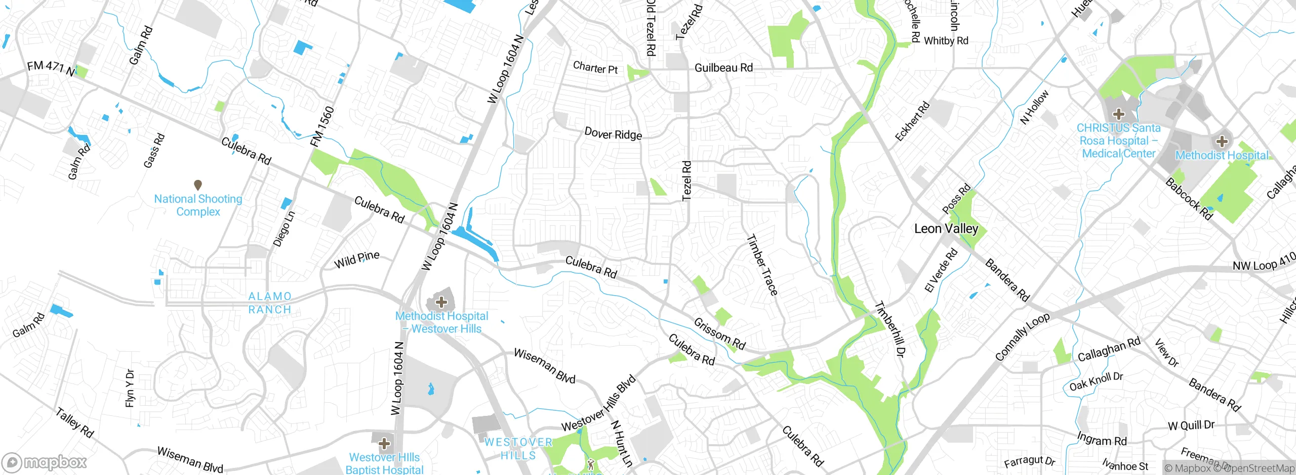 Map showing approximate location