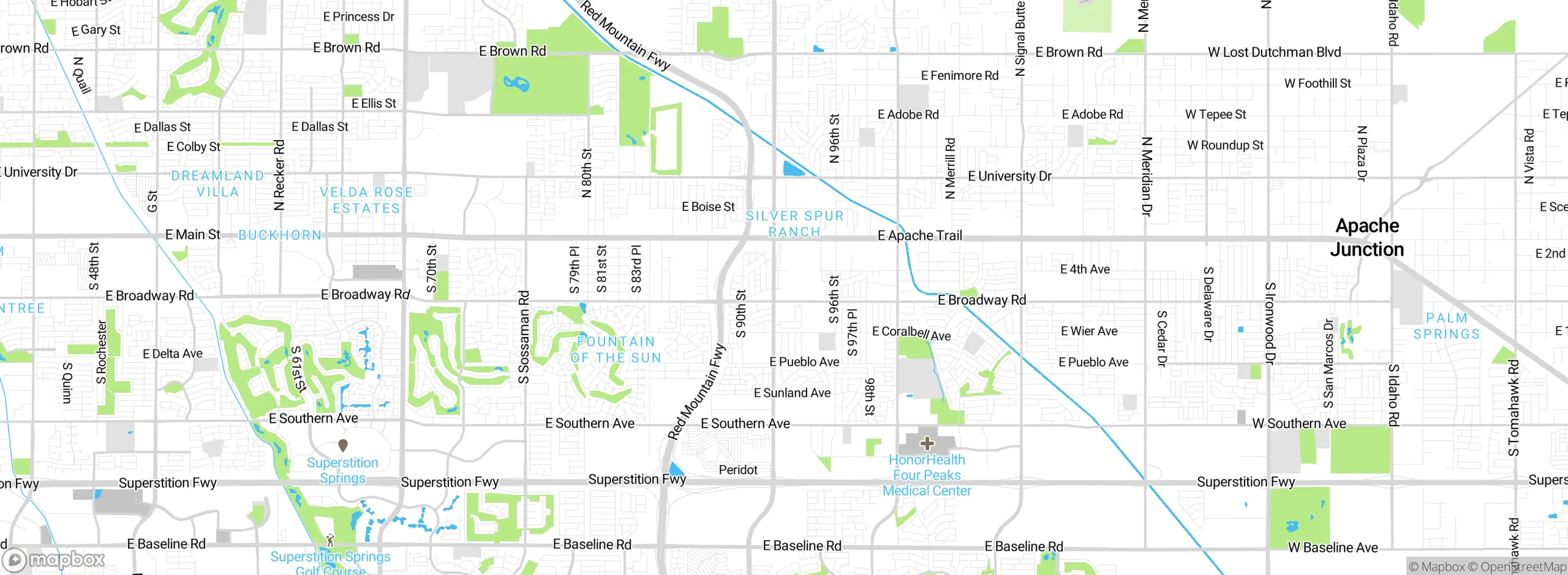 Map showing approximate location