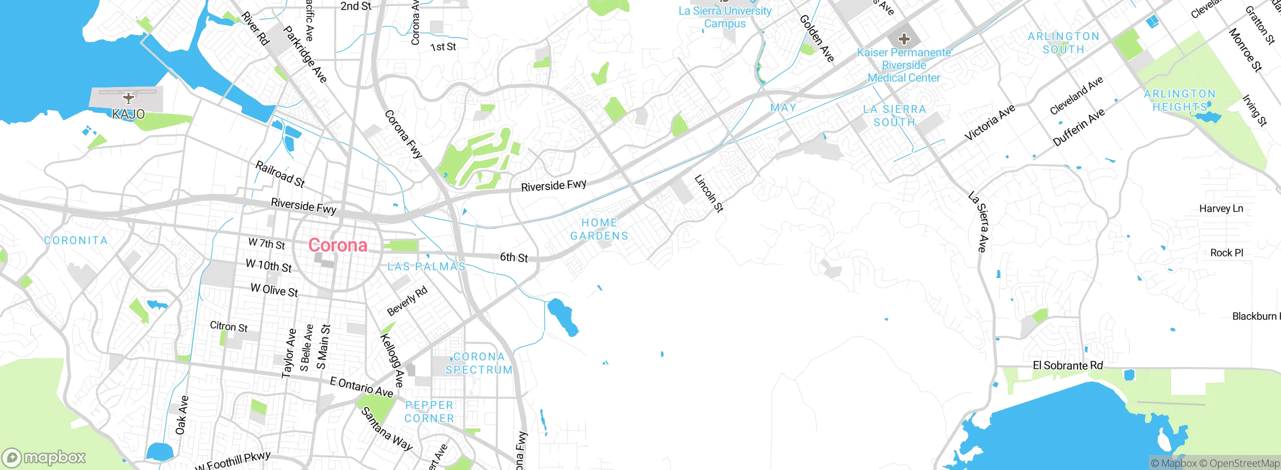 Map showing approximate location