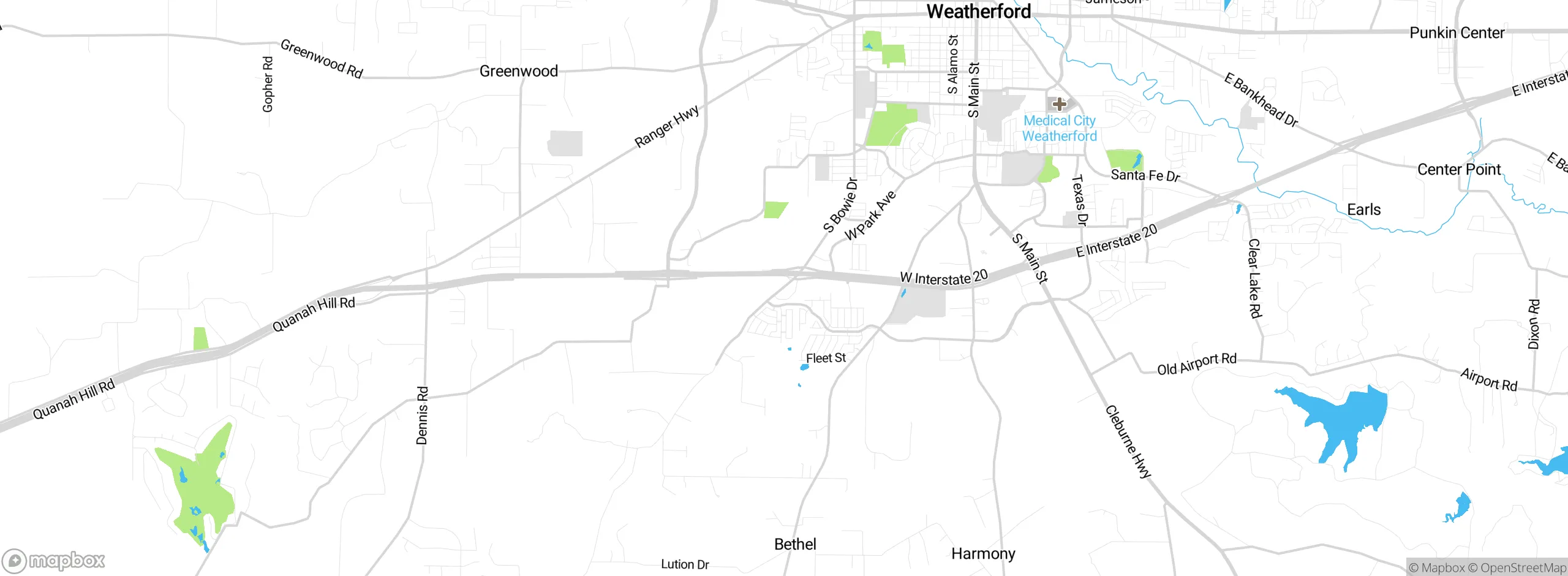 Map showing approximate location