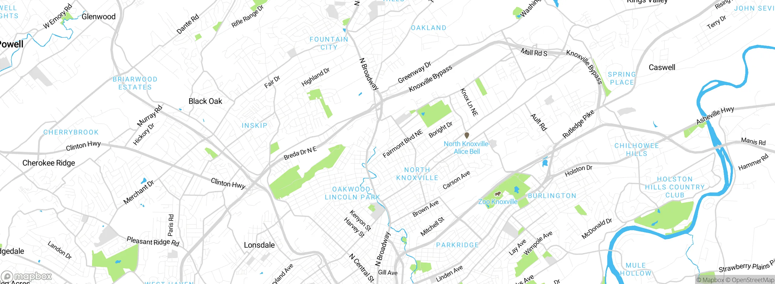 Map showing approximate location