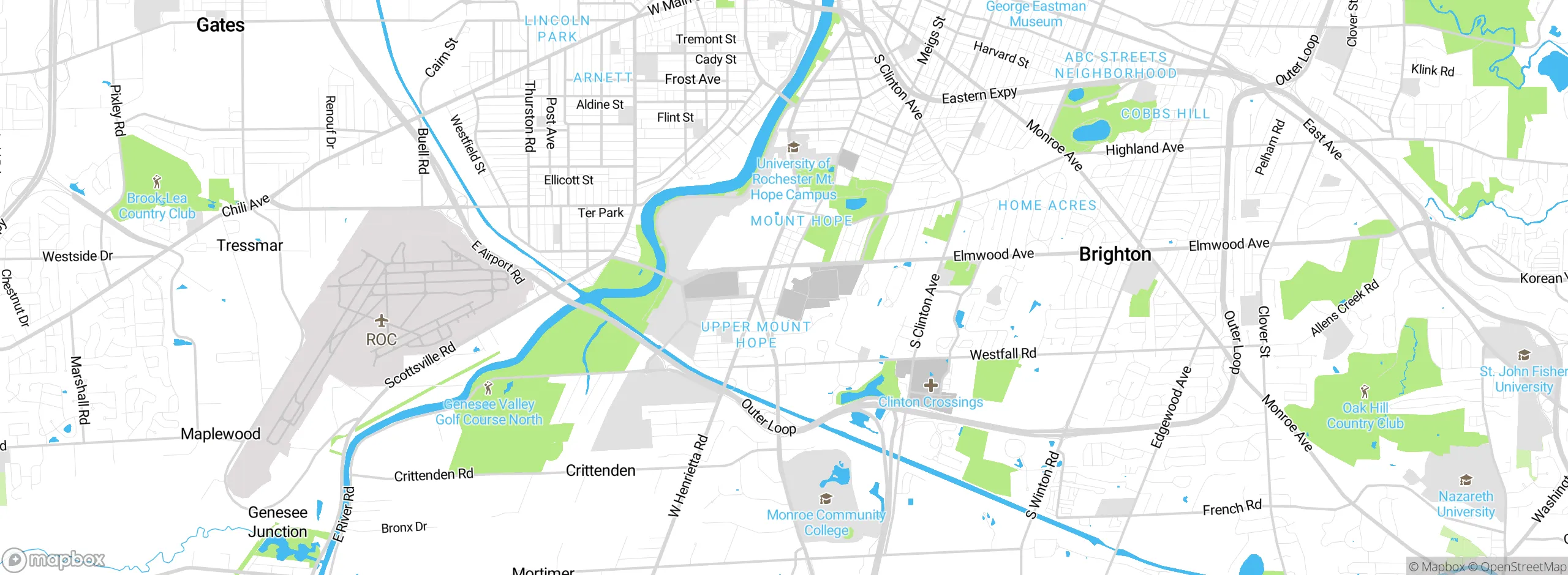 Map showing approximate location