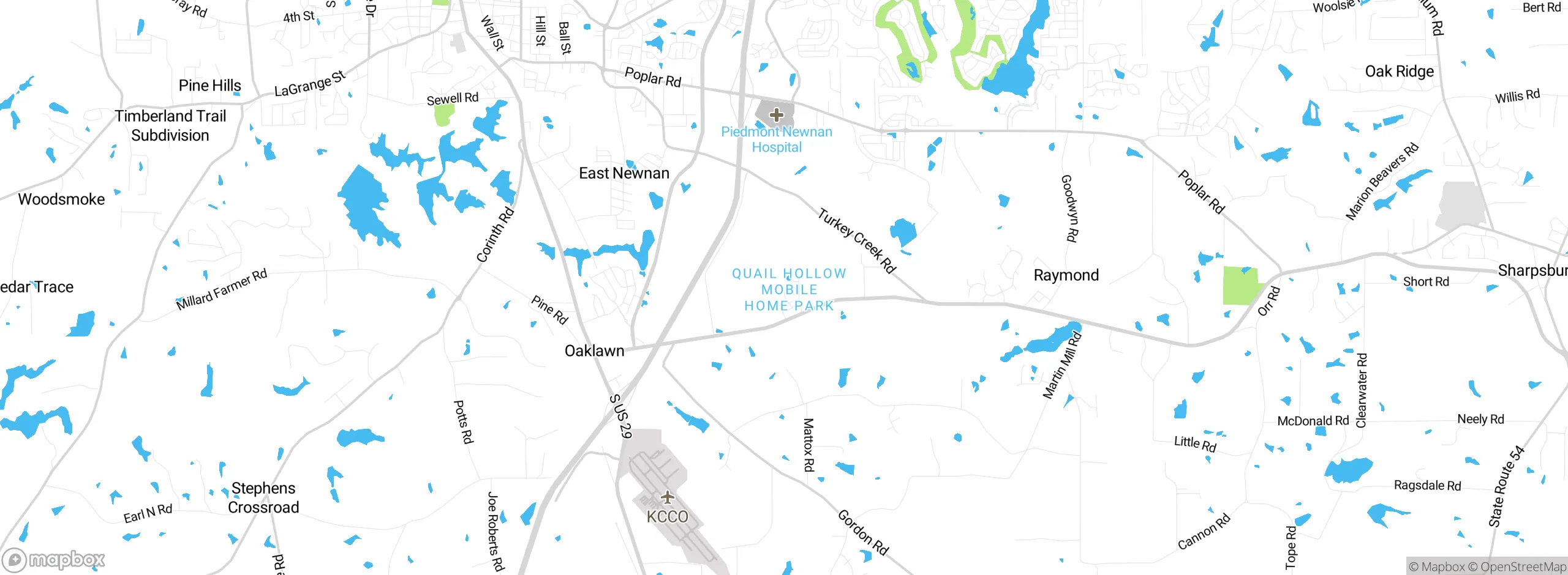 Map showing approximate location