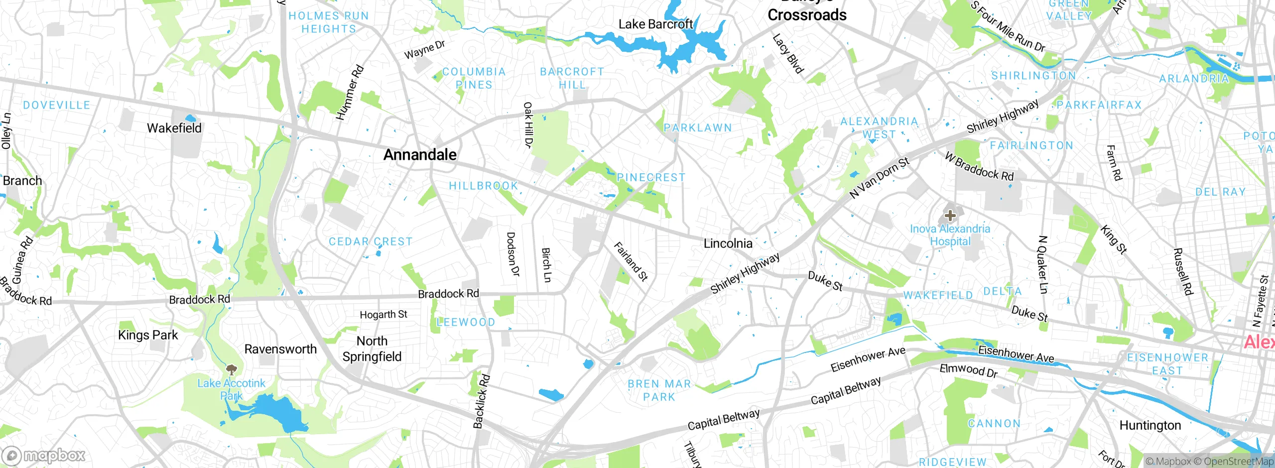 Map showing approximate location