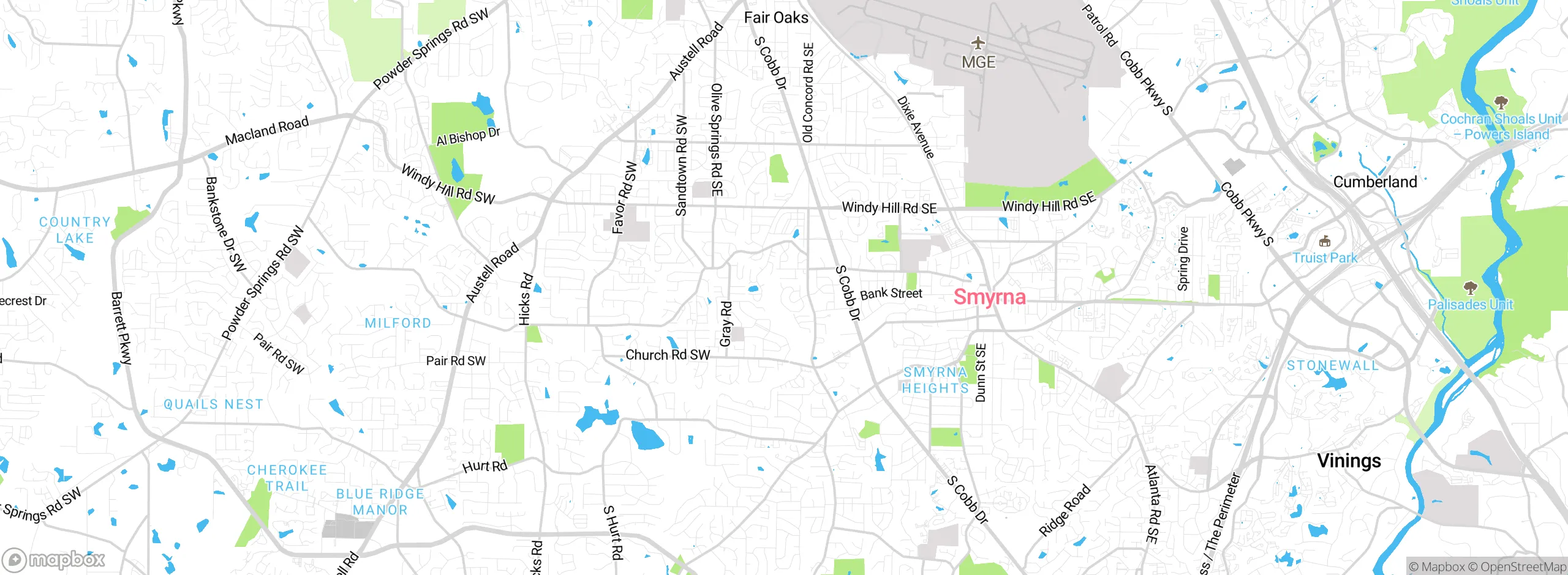 Map showing approximate location