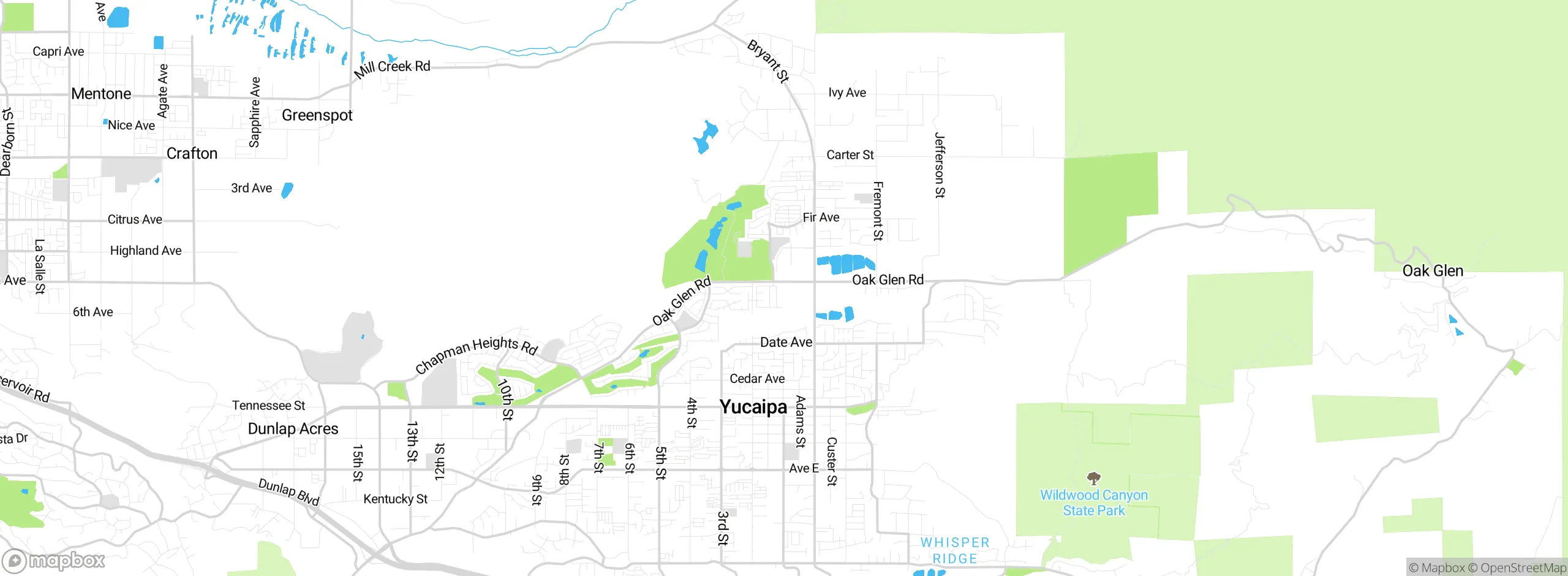 Map showing approximate location