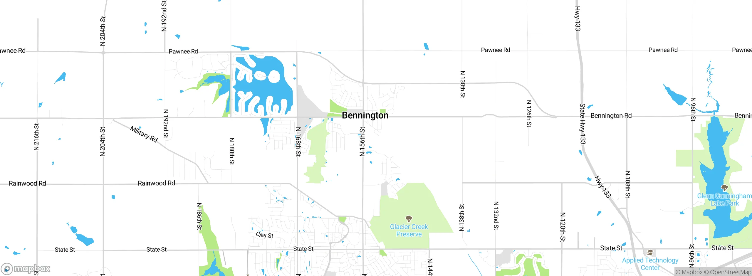 Map showing approximate location