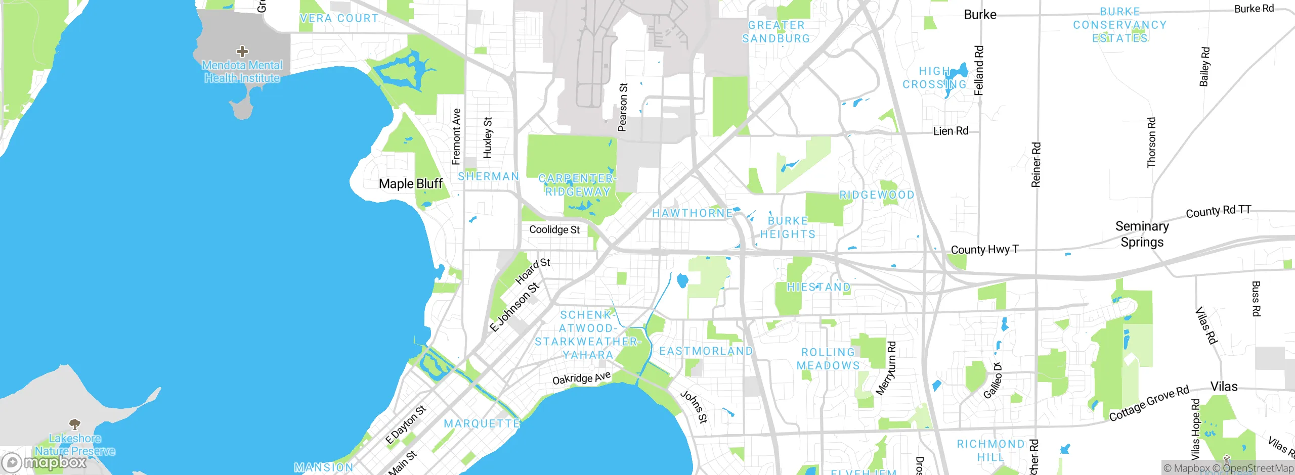 Map showing approximate location