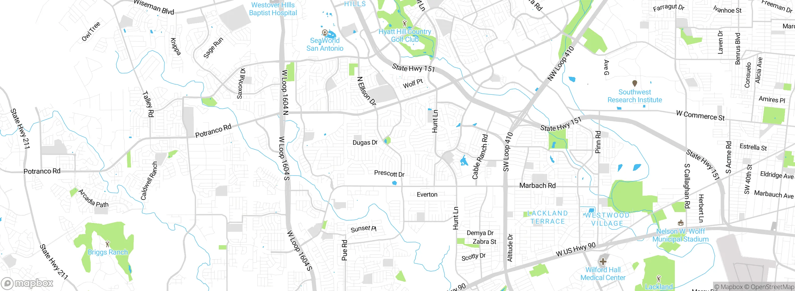 Map showing approximate location