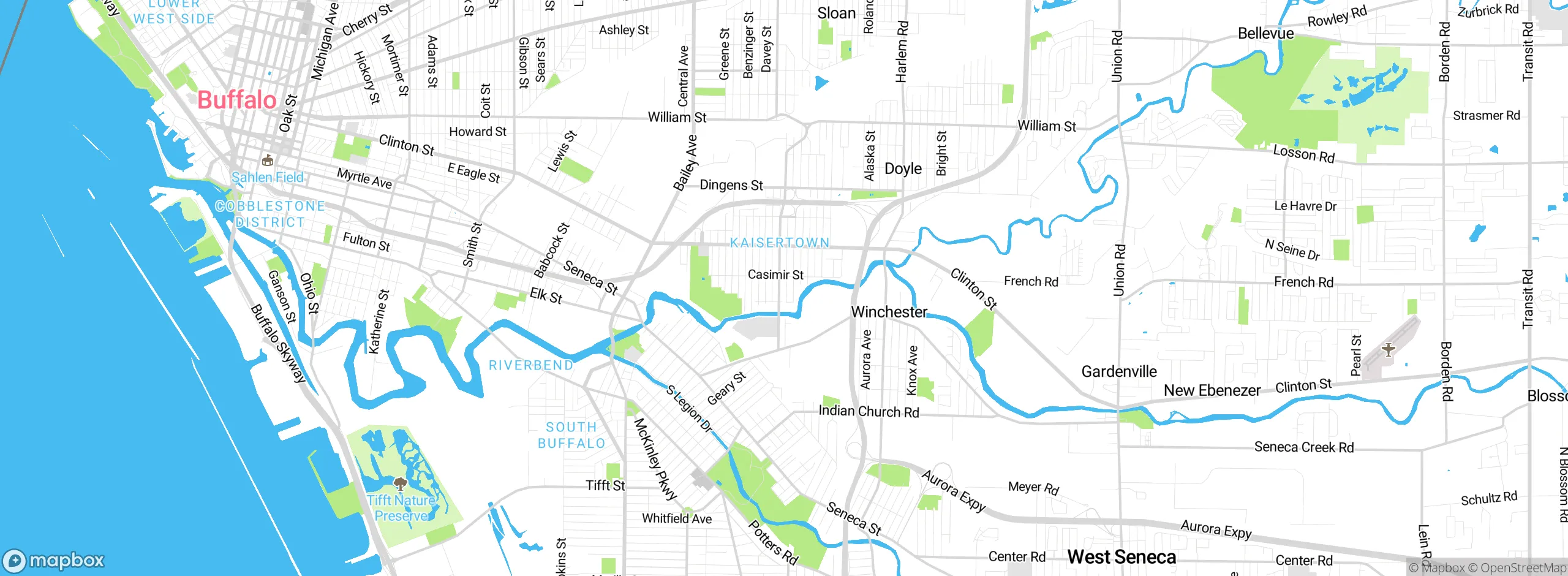 Map showing approximate location
