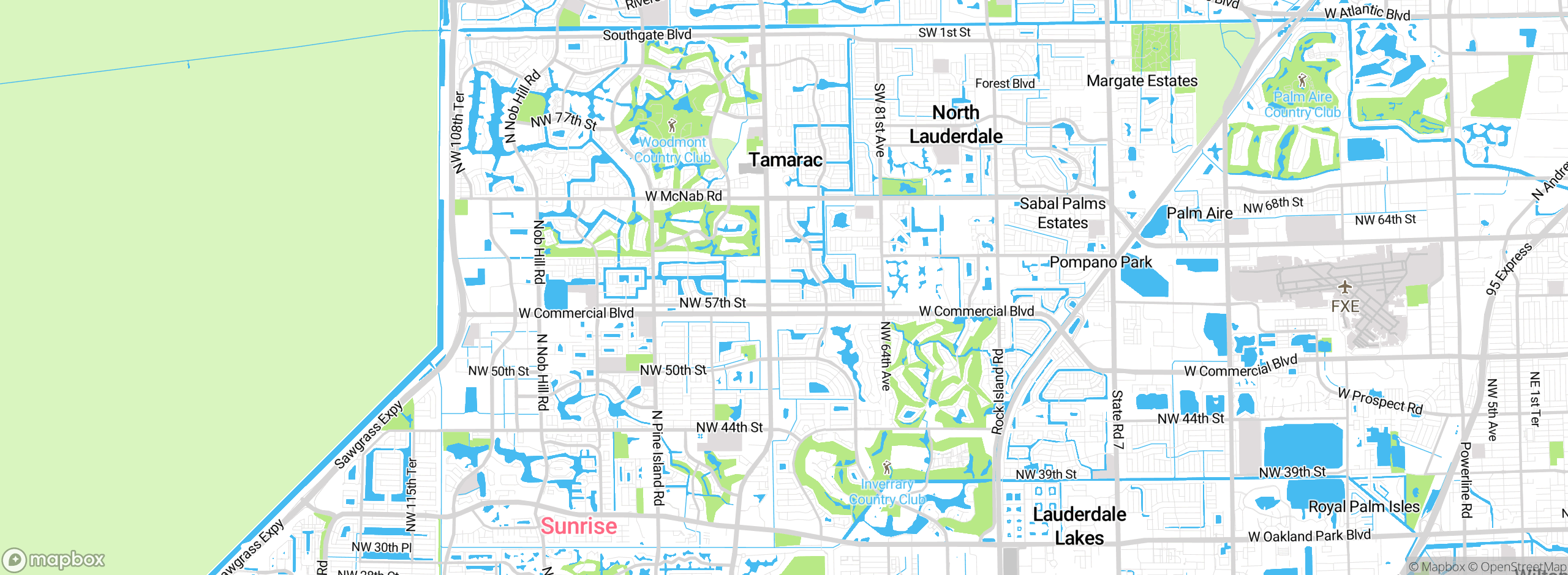 Map showing approximate location