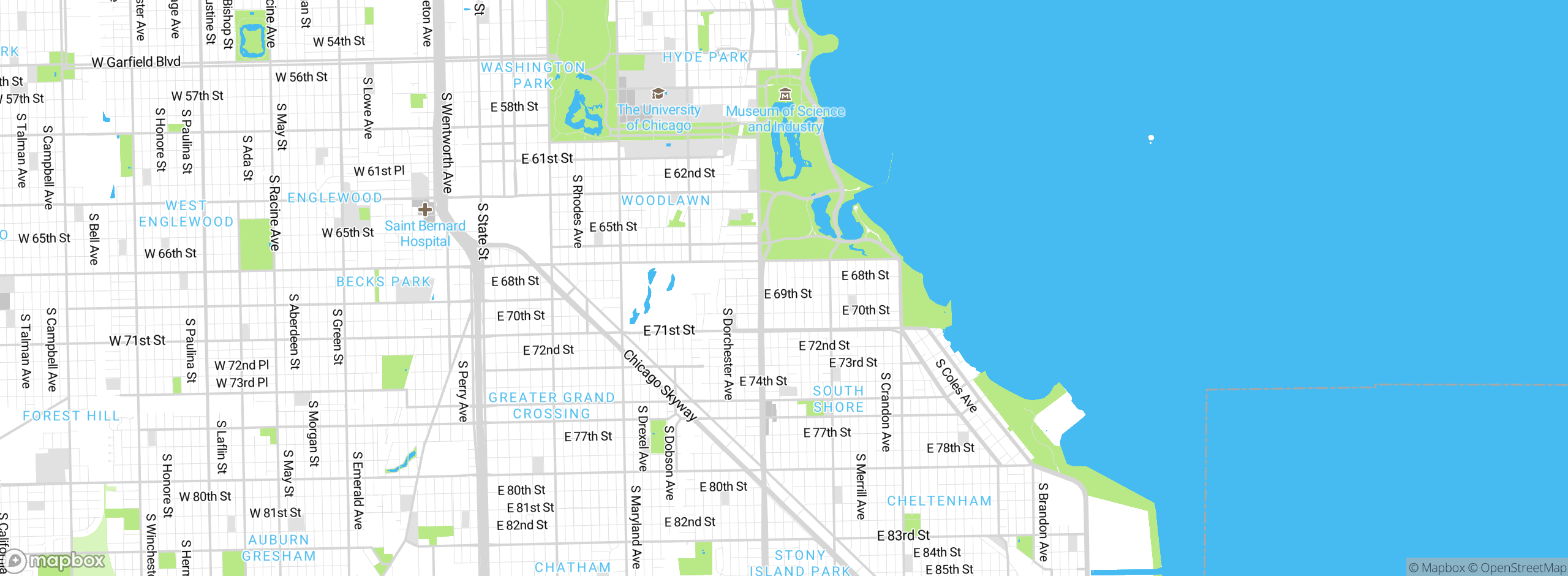 Map showing approximate location