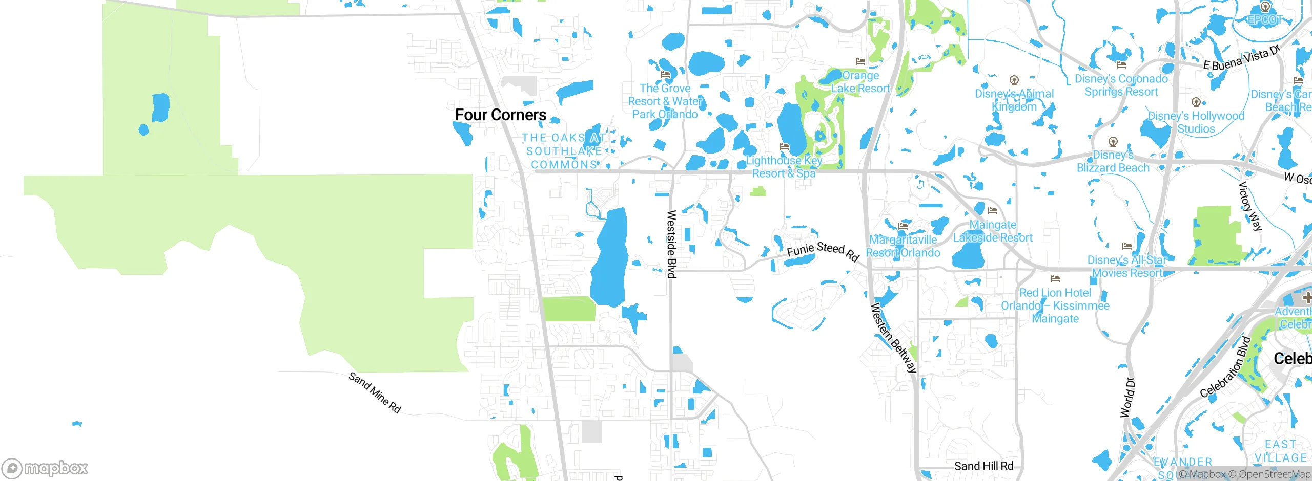Map showing approximate location