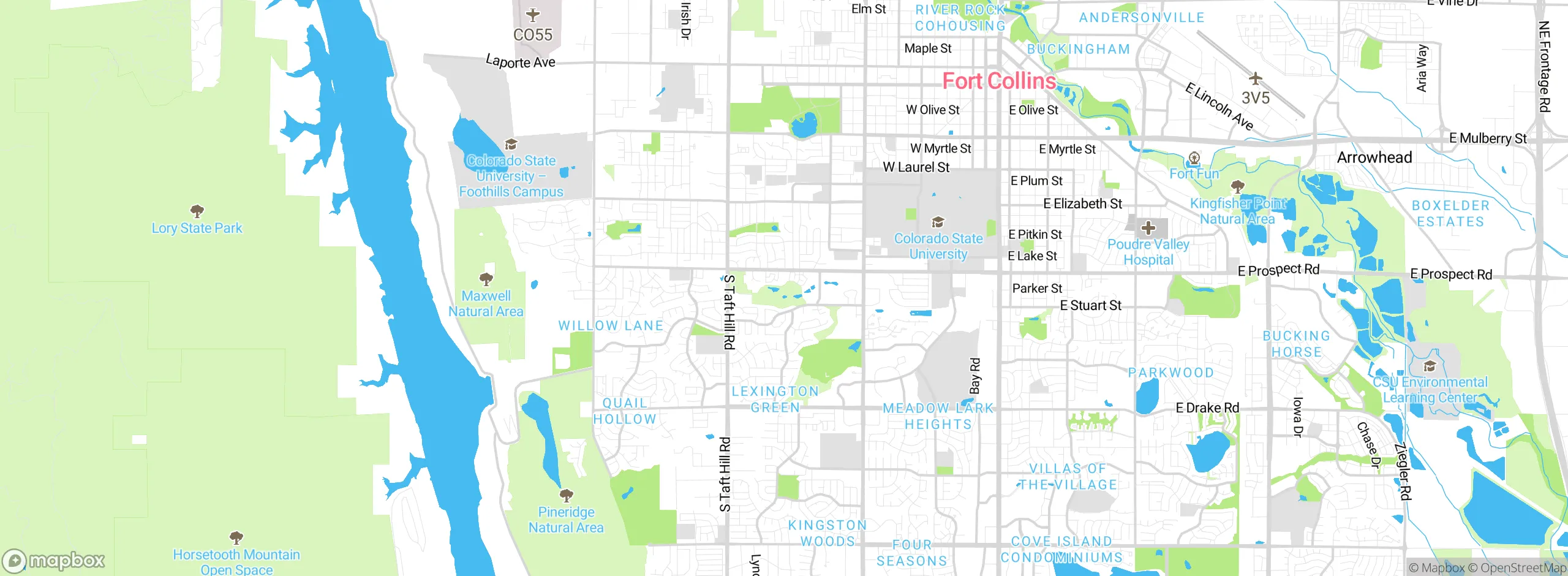 Map showing approximate location