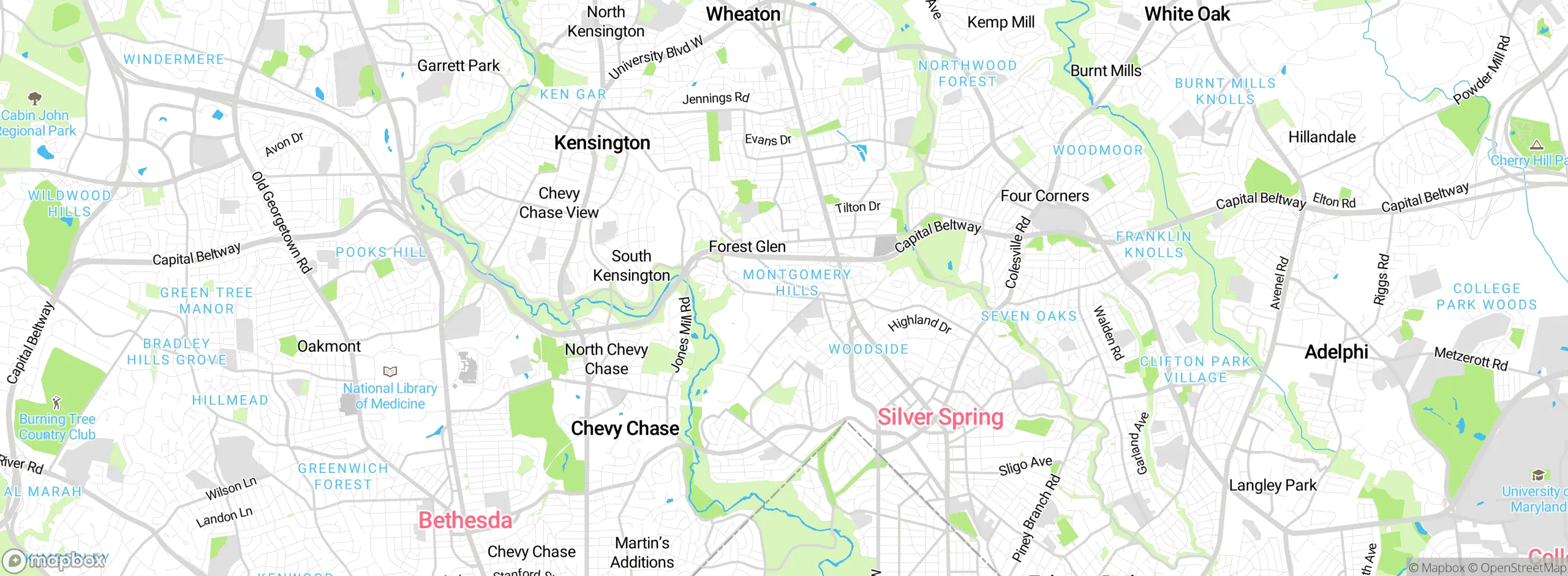 Map showing approximate location
