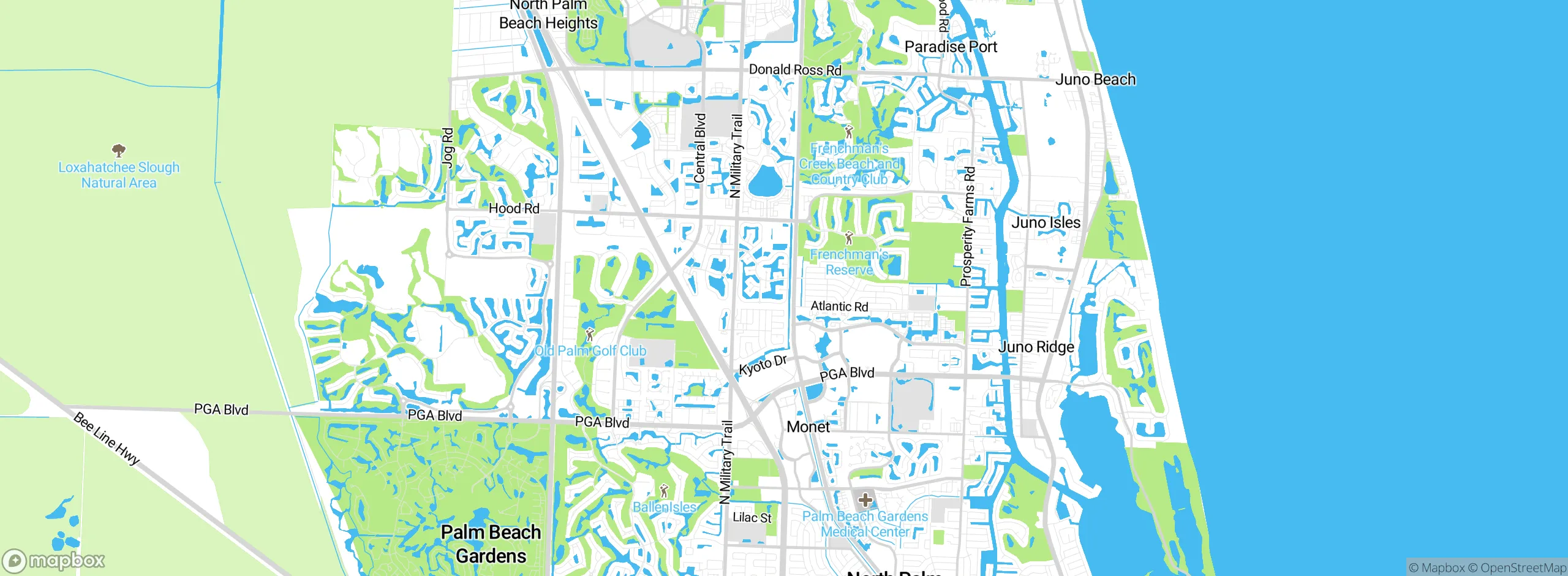 Map showing approximate location