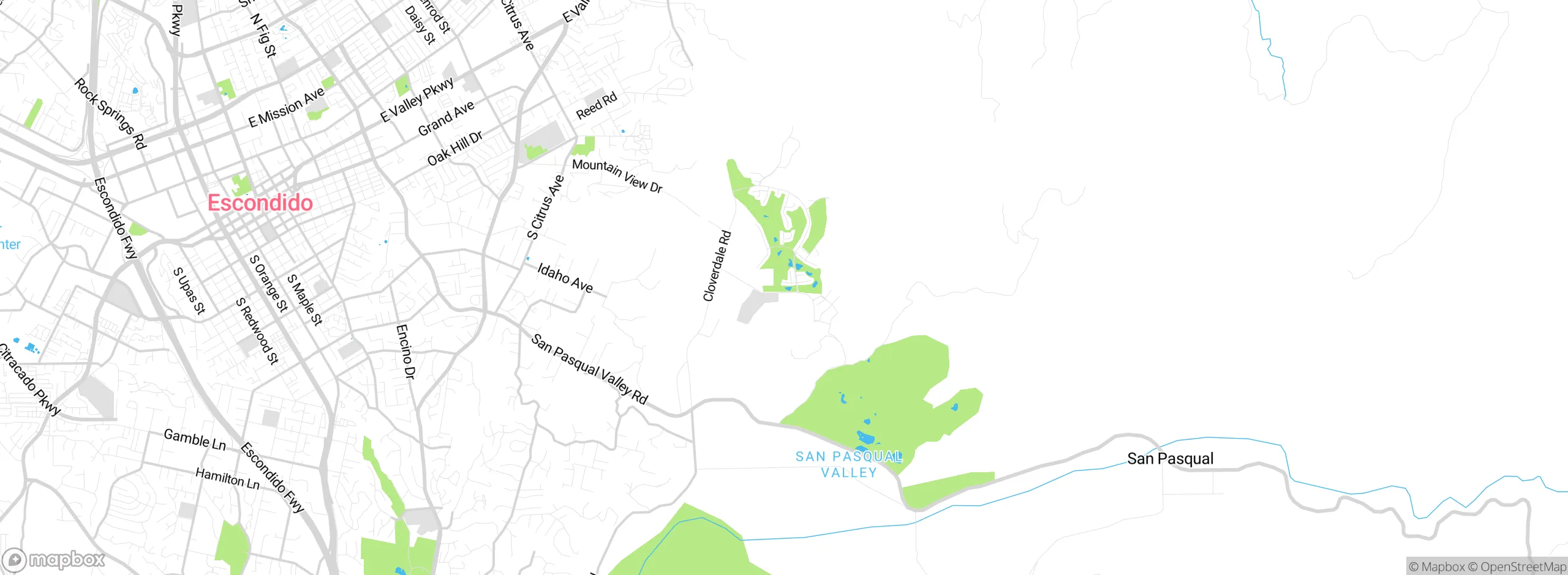 Map showing approximate location