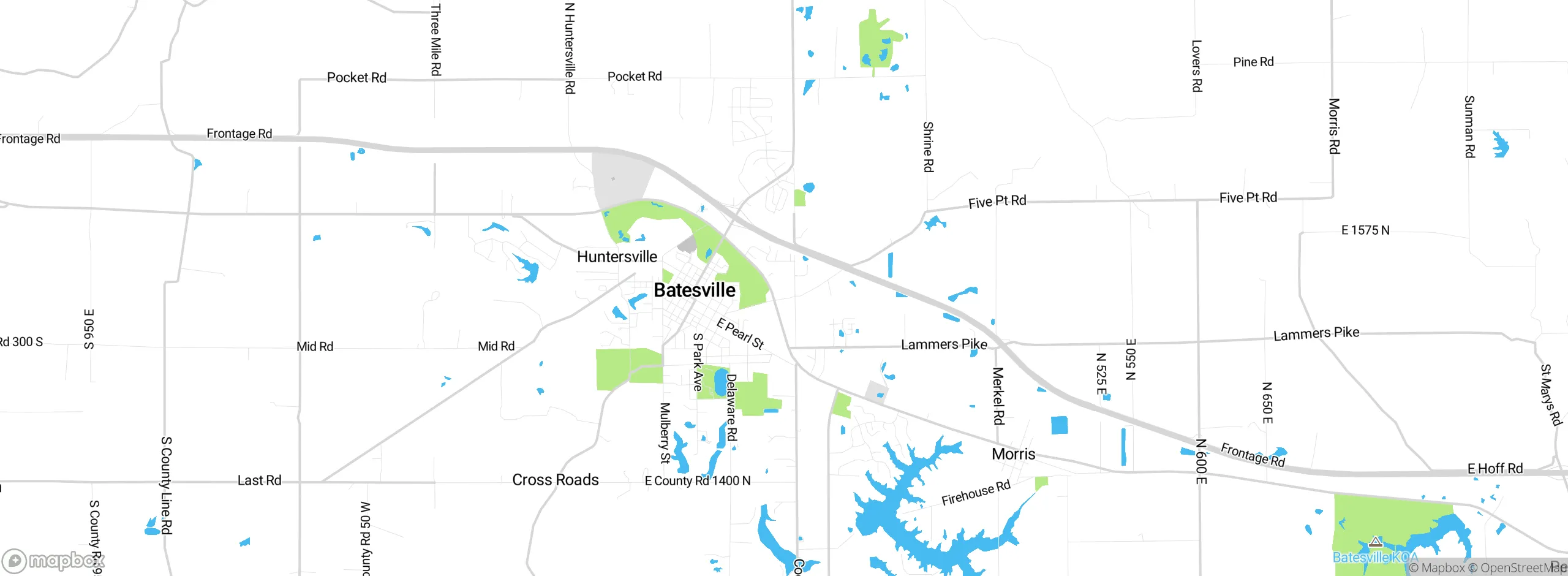 Map showing approximate location