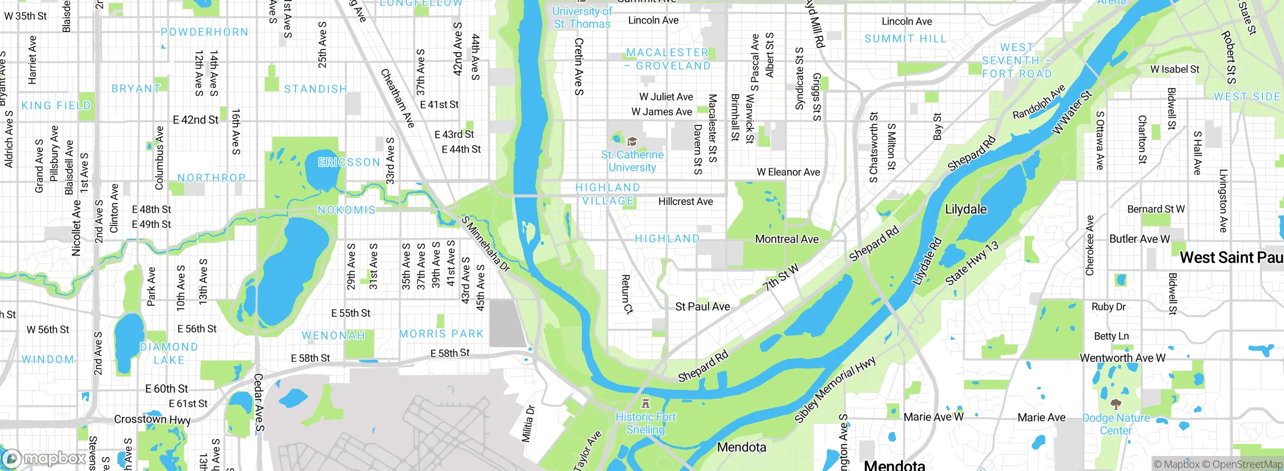 Map showing approximate location