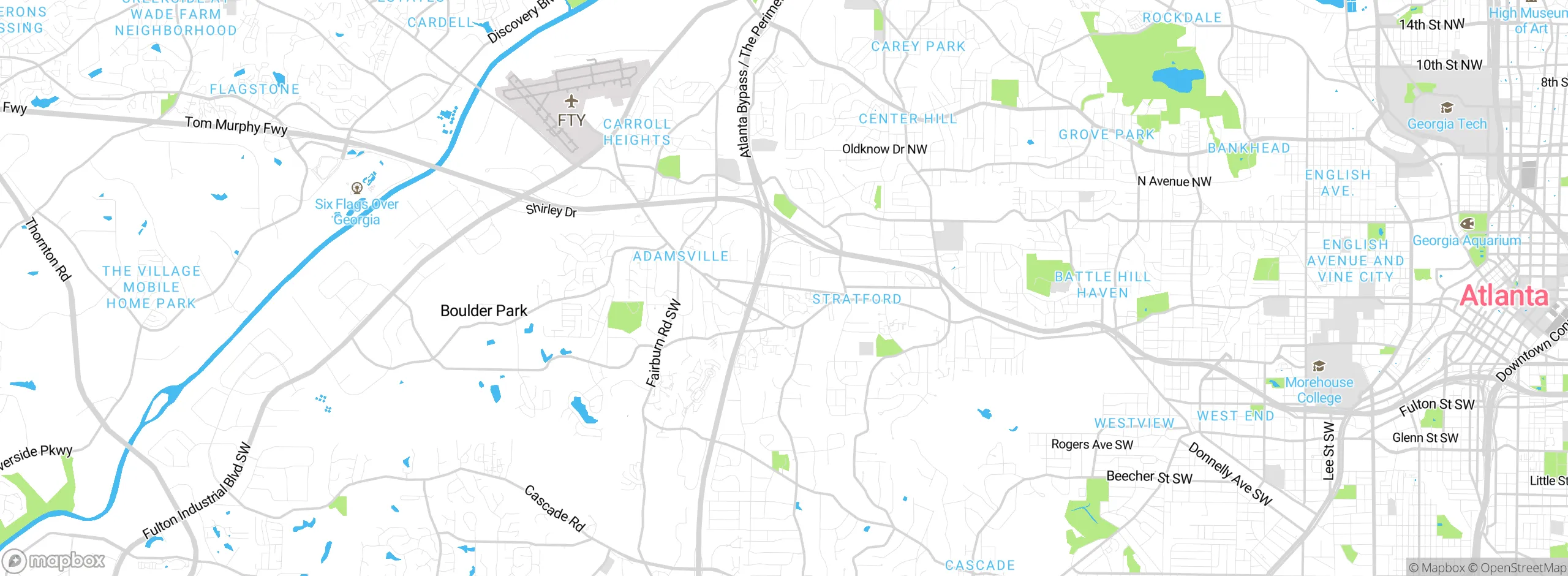 Map showing approximate location