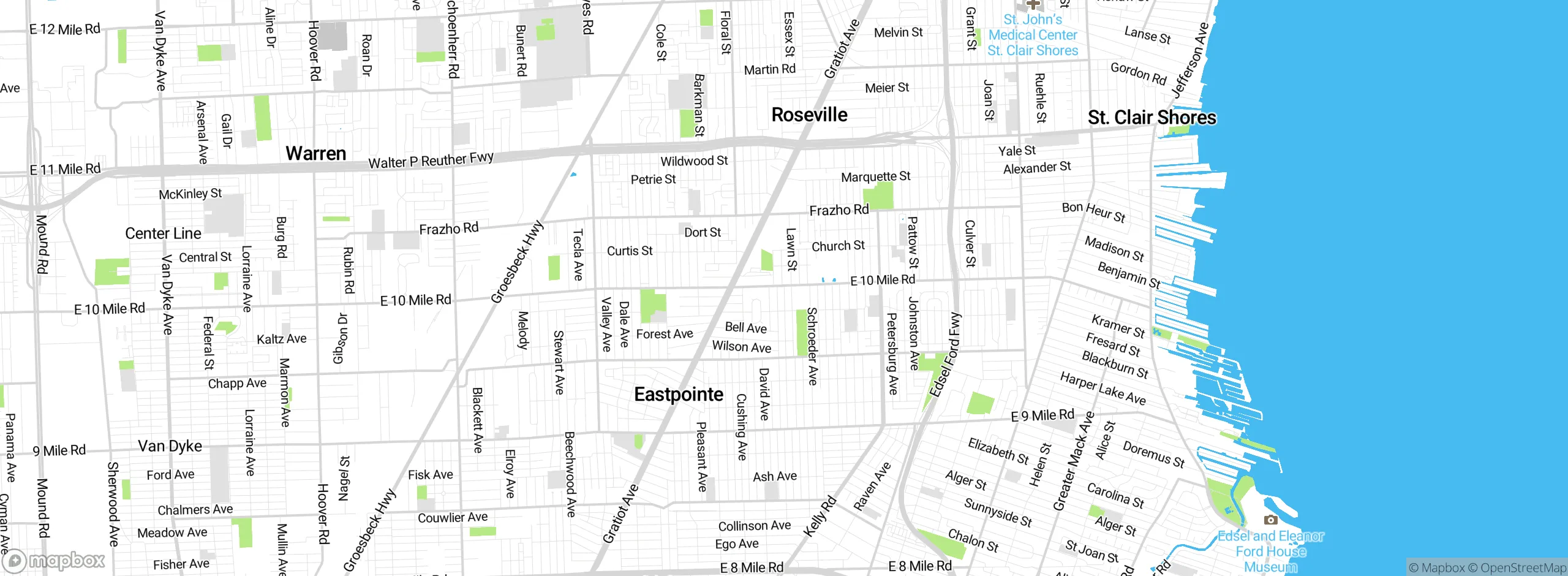 Map showing approximate location