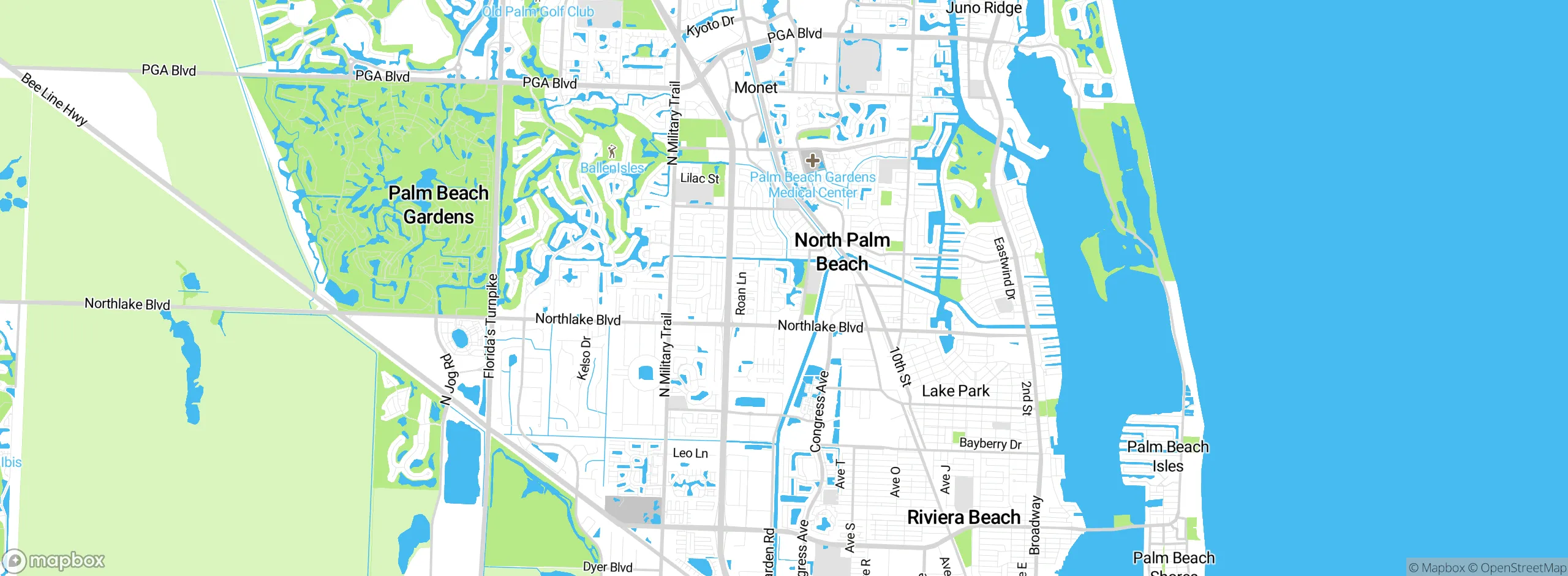 Map showing approximate location