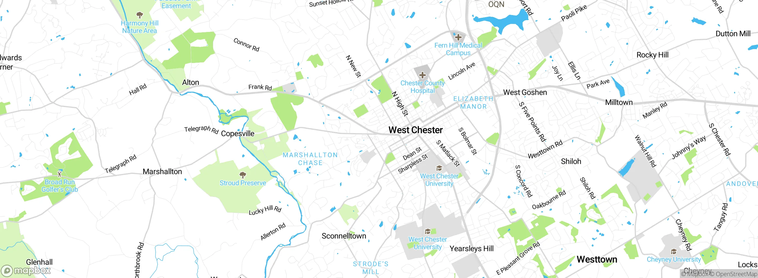 Map showing approximate location