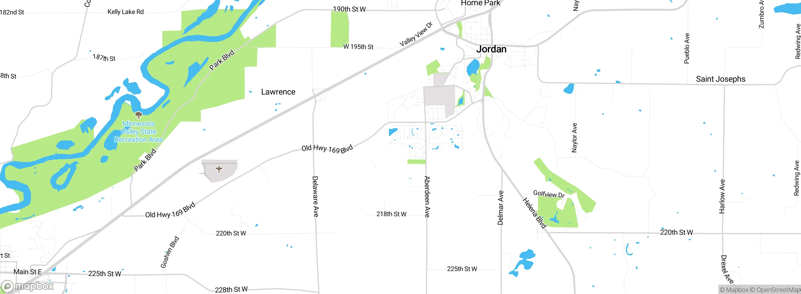 Map showing approximate location