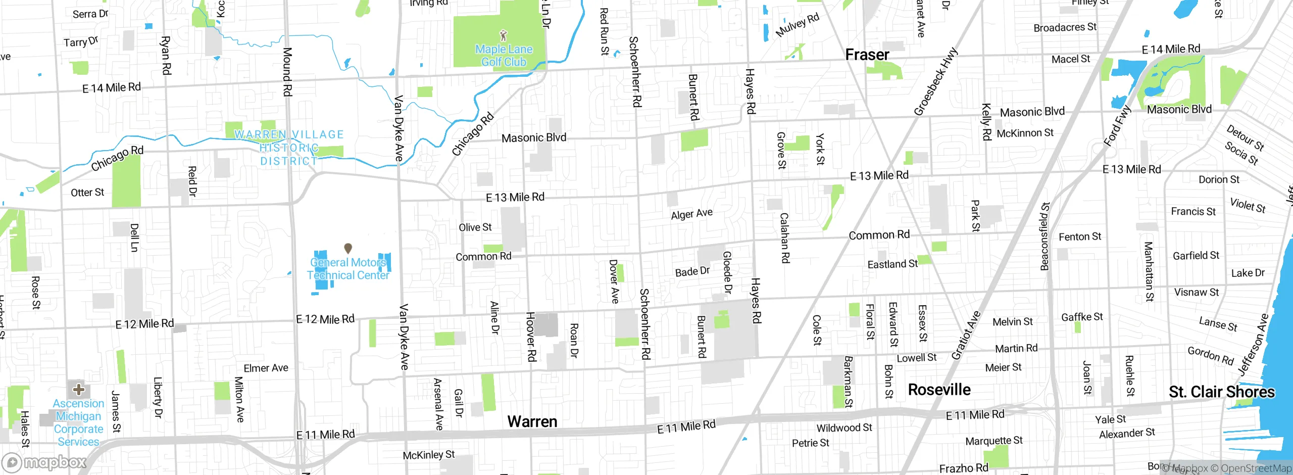 Map showing approximate location
