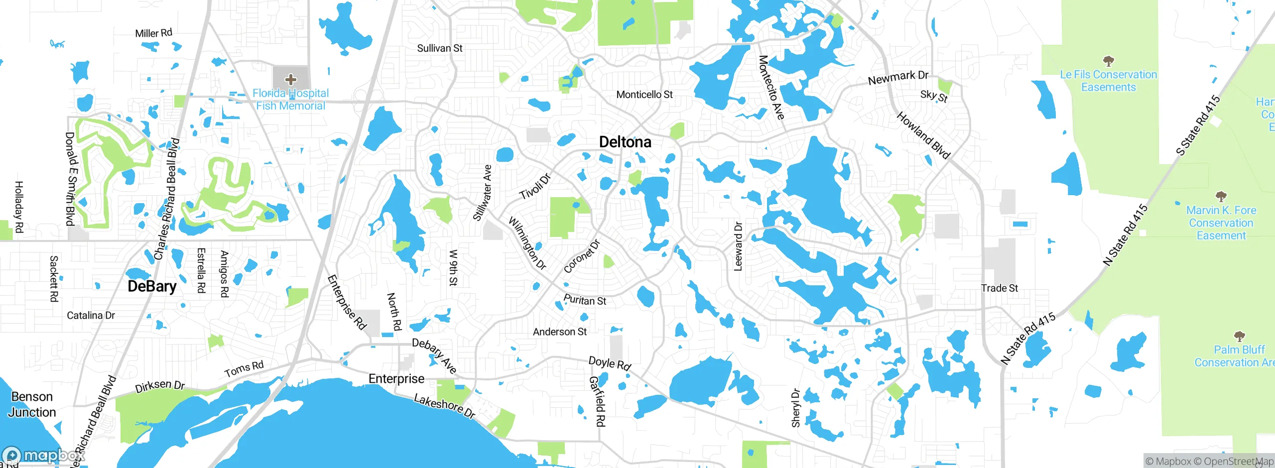 Map showing approximate location