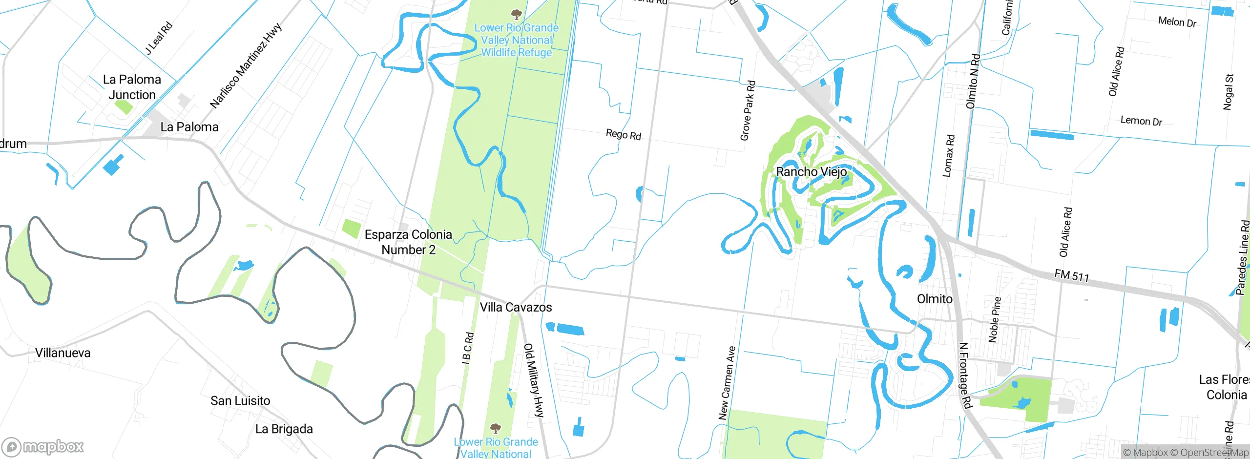 Map showing approximate location