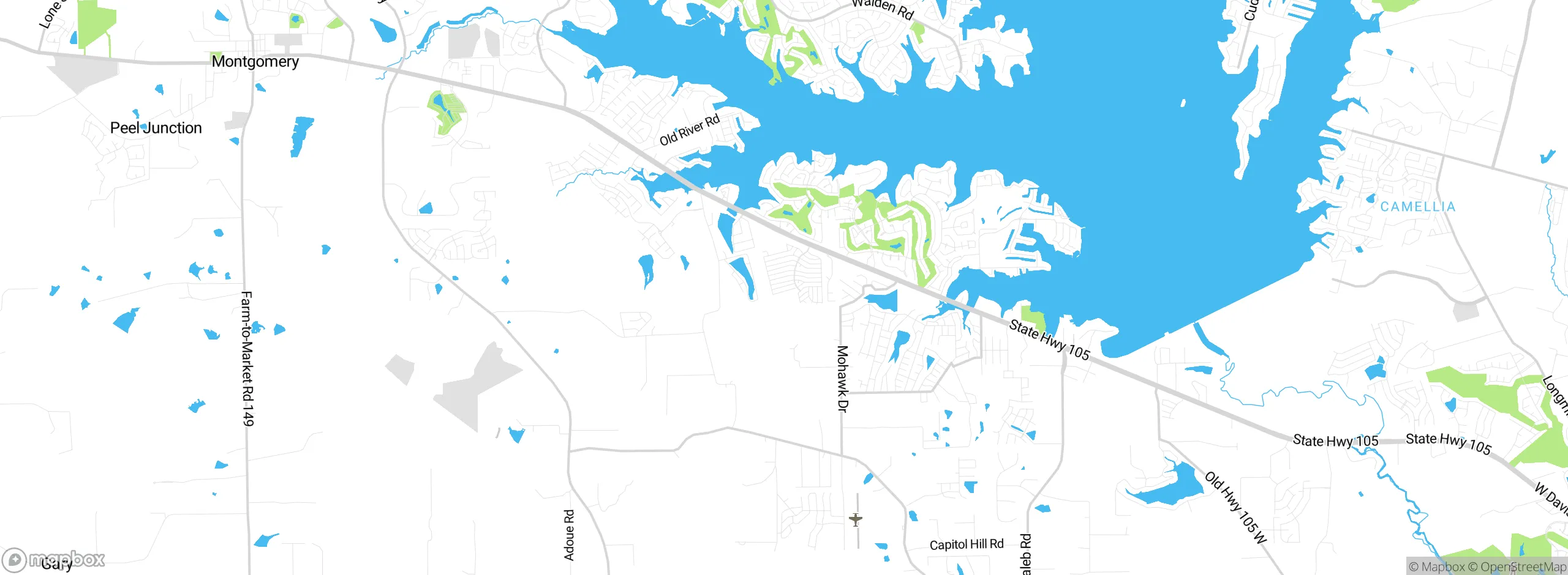 Map showing approximate location