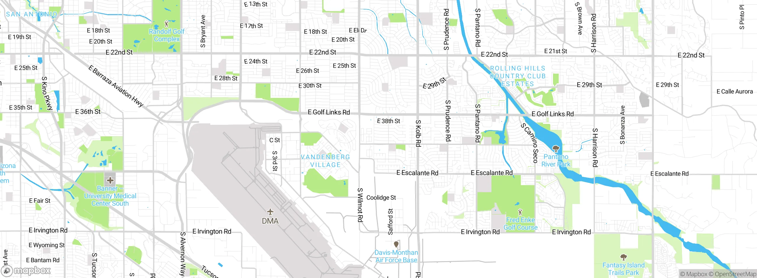 Map showing approximate location