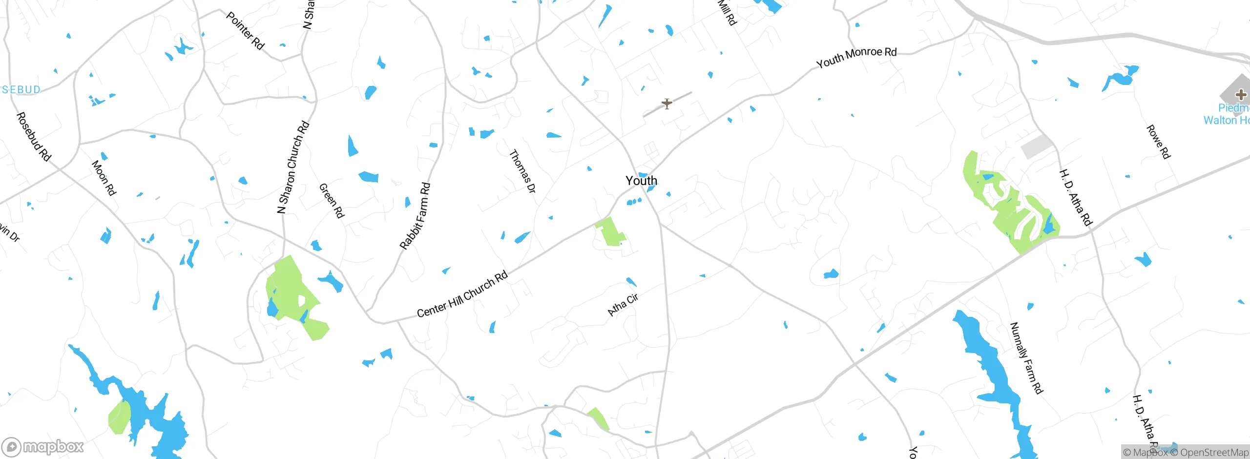 Map showing approximate location