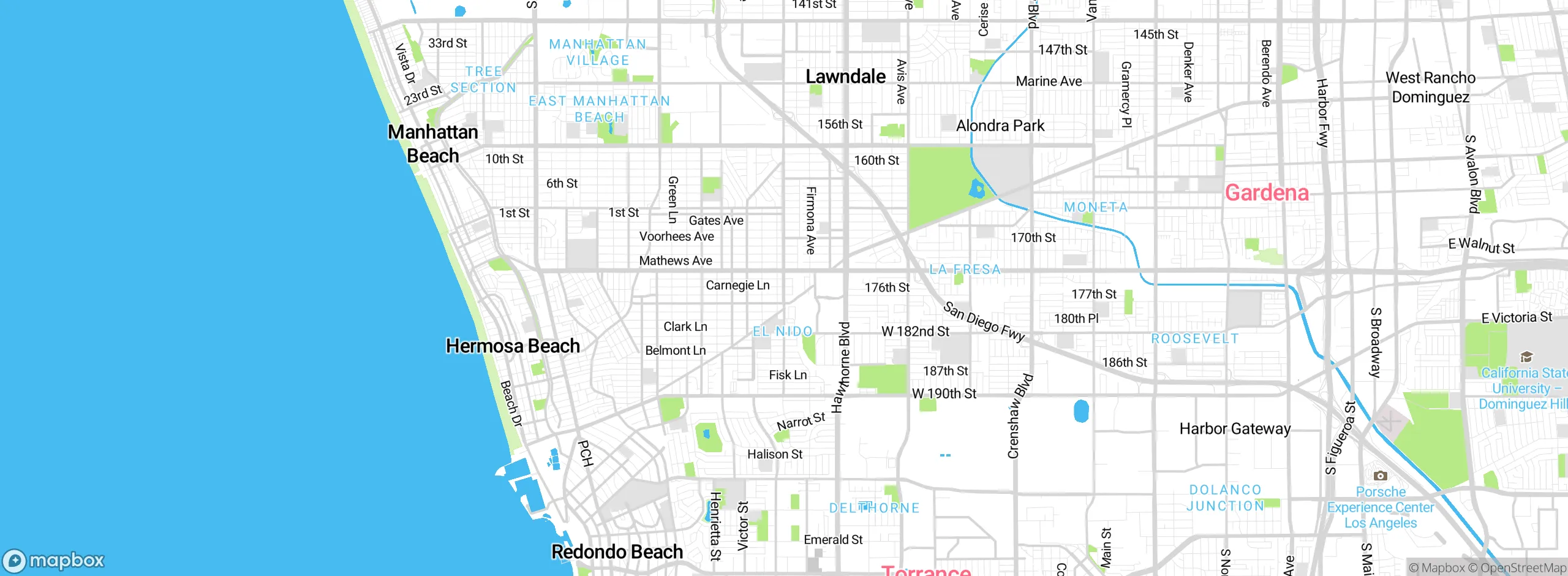 Map showing approximate location