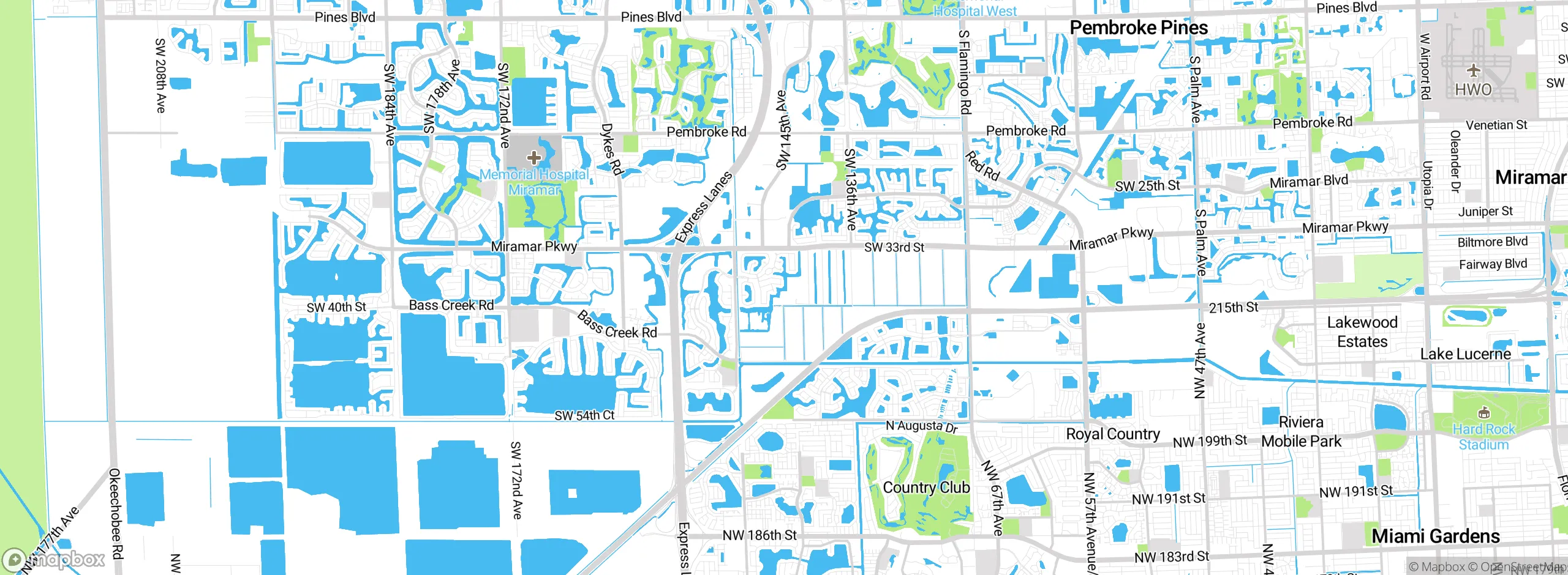 Map showing approximate location