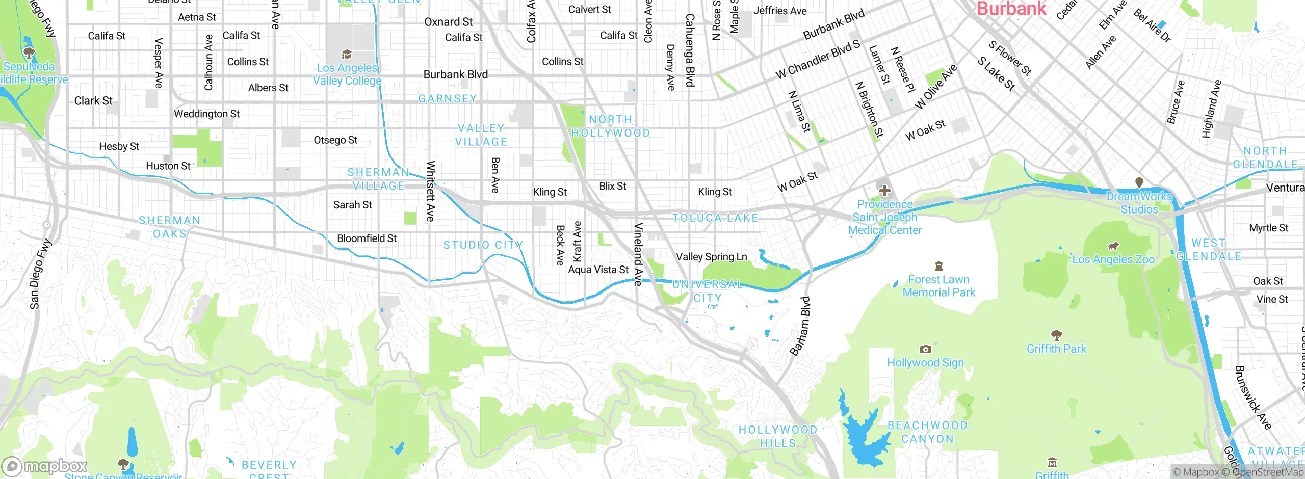 Map showing approximate location