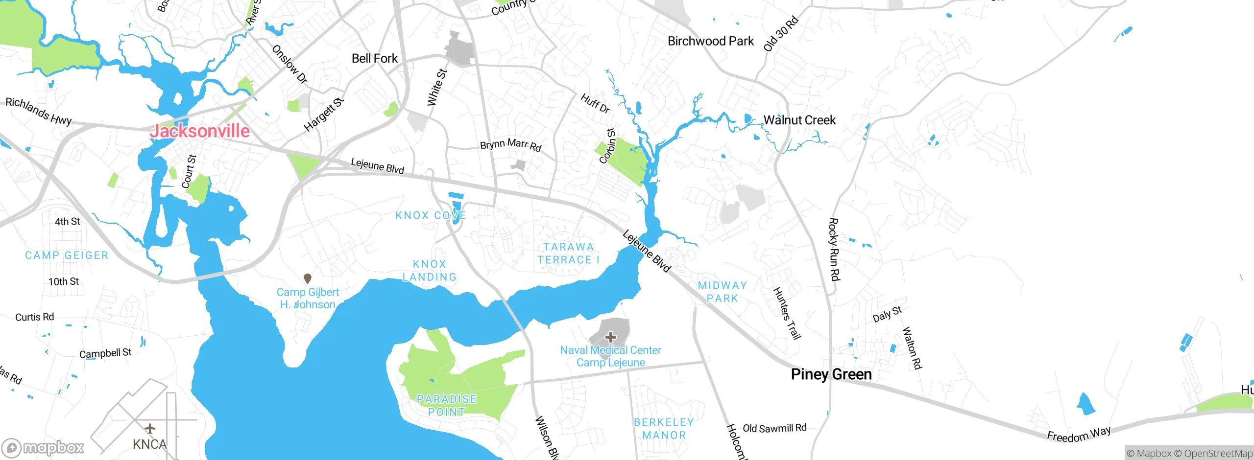 Map showing approximate location