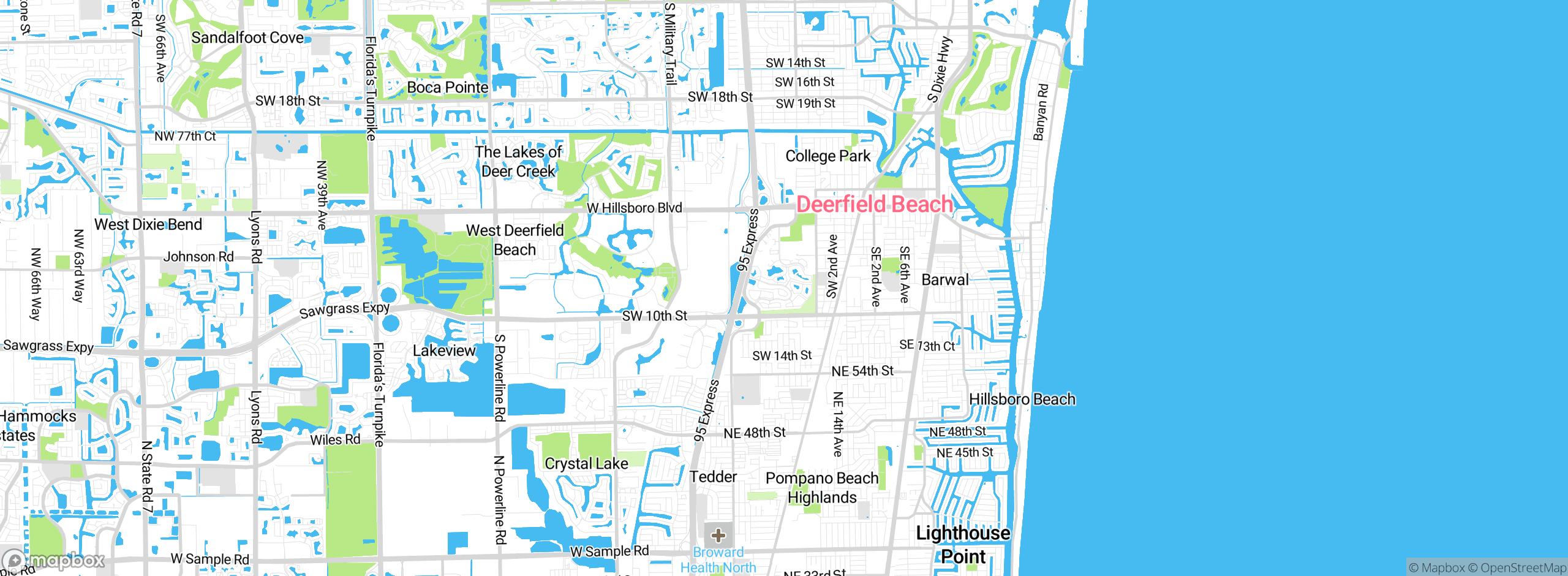 Map showing approximate location