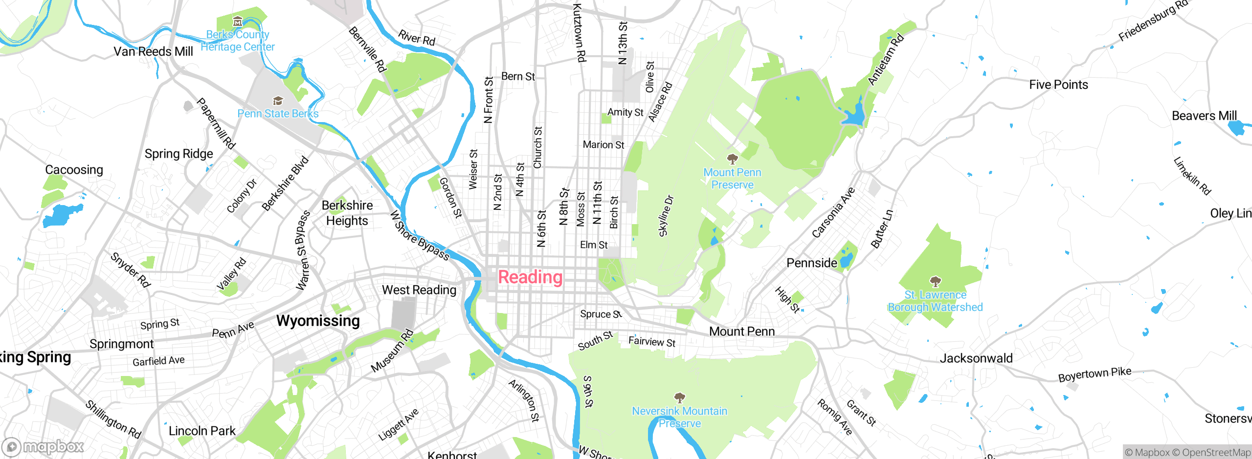 Map showing approximate location