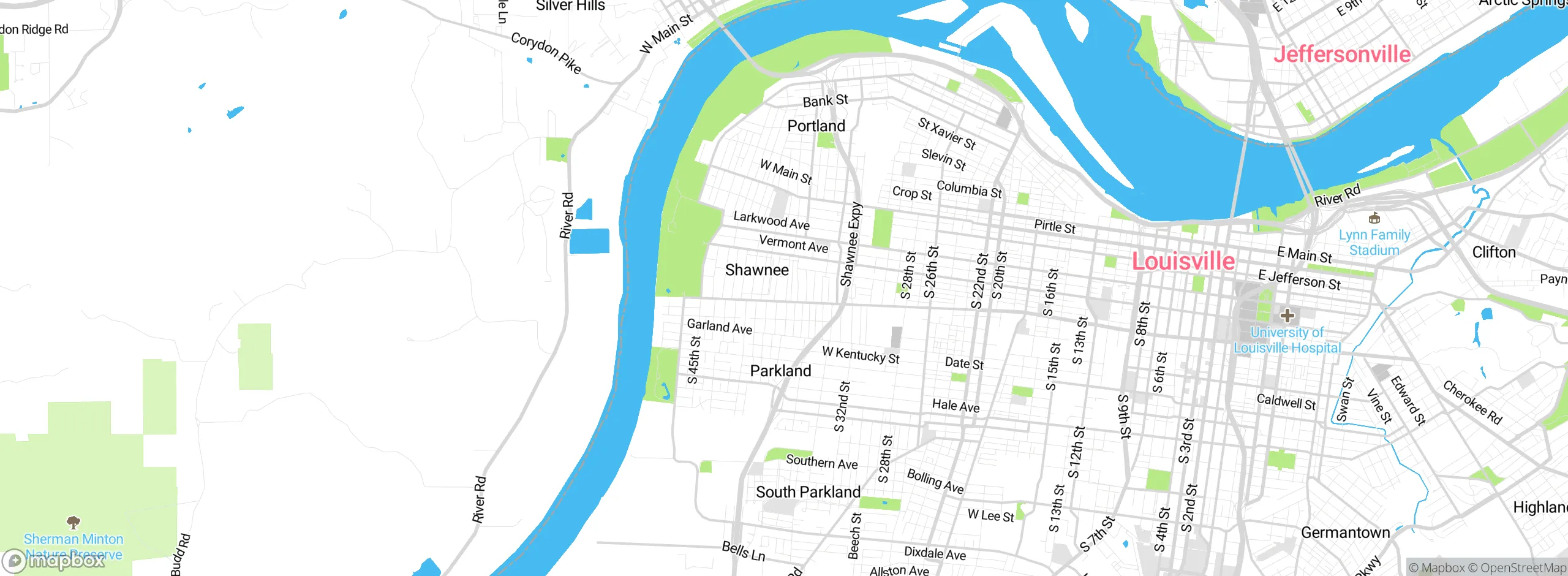 Map showing approximate location