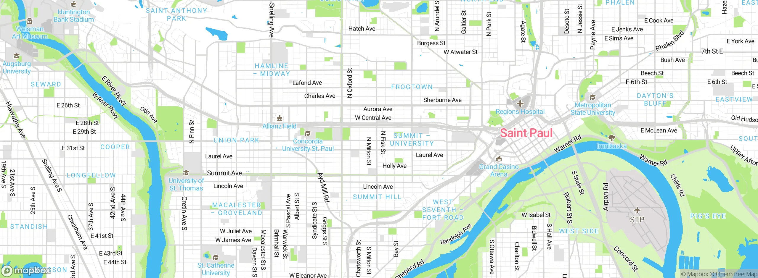 Map showing approximate location